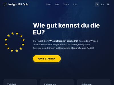Vorschau auf InsightEUQuiz - Dein Wissen über die EU
