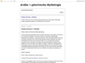 Vorschau auf Blog zum Thema griechische Mythologie und Antike